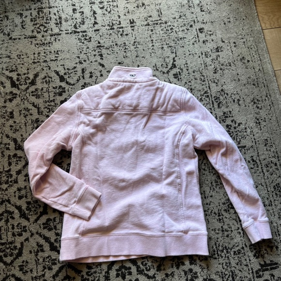 Vineyard Vines | Light Pink Quarter Zip Pullover - Picture 5 of 8